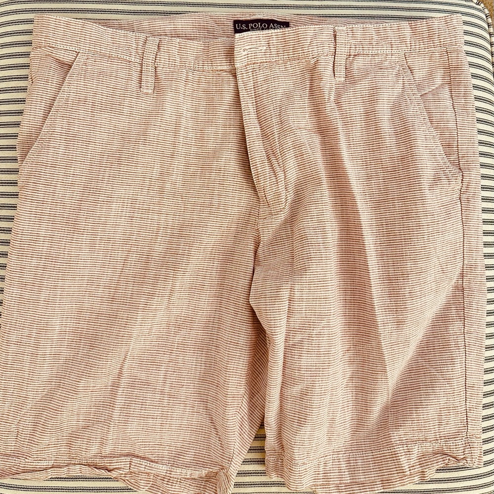 2 Pr Mens U.S.Polo Association Shorts  Light Cotton Size 40 - Picture 5 of 6